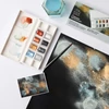 Winsor&Newton Cotman Pocket Set set vodenih boja, 8x1/2 drška + kist - metalik