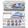 Winsor&Newton Cotman Pocket Set set vodenih boja, 8x1/2 drška + kist - Skyscape