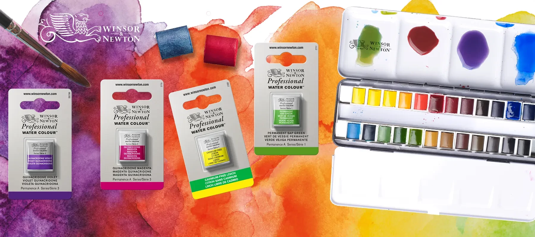 Akvarelne boje Winsor&Newton Professional