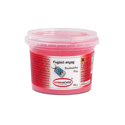 Masa za fugiranje mozaika, 100 g - crvena