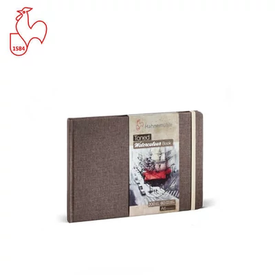 Hahnemühle Toned Watercolor Book bilježnica za akvarel, 200 g, 30 listova, A6, pejzaž, beige