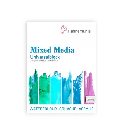 Hahnemühle Mixed Media univerzalni blok za slikanje, 310 g, 25 listova - 24x32 cm