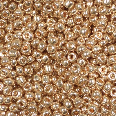 Metalik biser, 2 mm - zlato