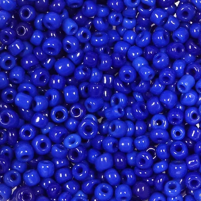 Kašasta perla, jednobojna, 2 mm - tamno plava