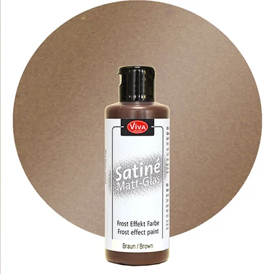 Matt Glas satin boja - 450 smeđa