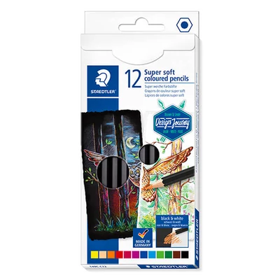 Set olovaka u boji, Staedtler, Design Journey, Super Soft - 12 kom