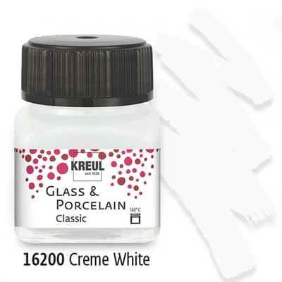 Boja za staklo i porculan, Kreul, Classic - 00 krem bijela