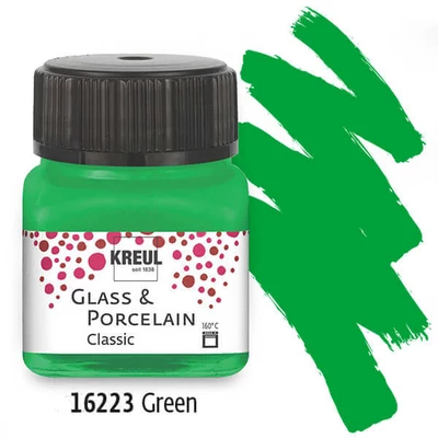 Boja za staklo i porculan, Kreul, Classic - 23 zelena