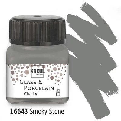 Boja za staklo i porculan, Kreul, Chalky - 43 dimno siva