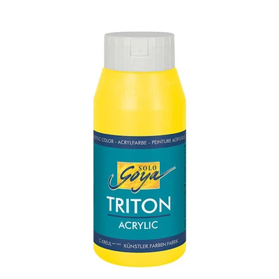 Kreul Solo Goya Triton akrilna boja, 750 ml - 01, genuine yellow light