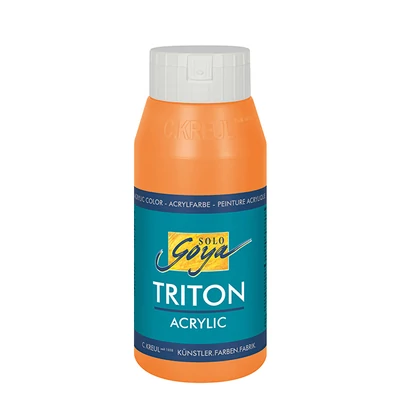 Kreul Solo Goya Triton akrilna boja, 750 ml - 02, genuine deep orange