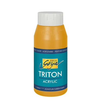 Kreul Solo Goya Triton akrilna boja, 750 ml - 04, light brilliant ocher
