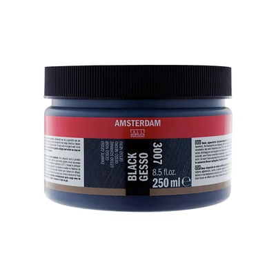 Talens Amsterdam gesso primer, 250 ml - crni