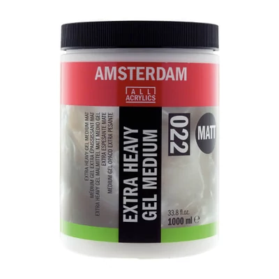 Talens Amsterdam 022 ekstra teški gel srednji, 1000 ml - mat