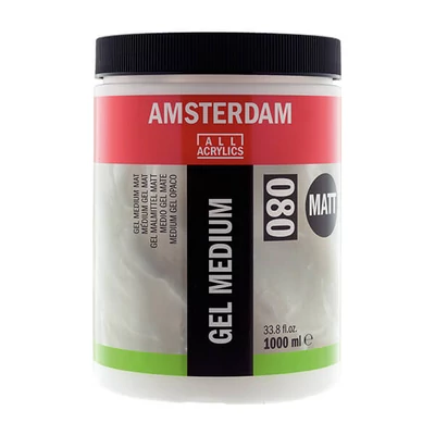 Talens Amsterdam 080 gel srednji, 1000 ml - mat