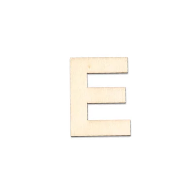 Drveno slovo, 40x2 mm - E