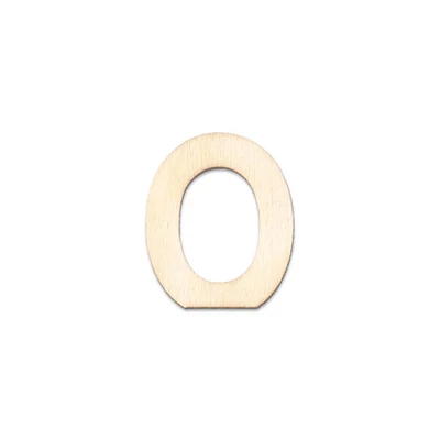 Drveno slovo, 40x2 mm - O