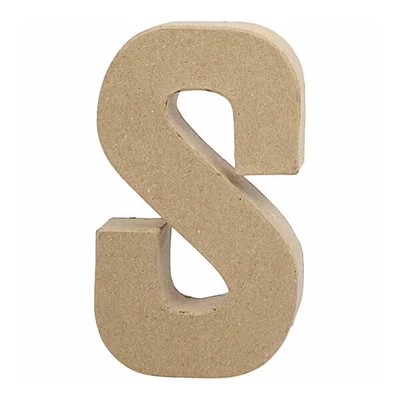 Papir mache slovo - S, 20,5 cm