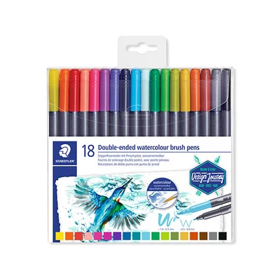 Set četkica, Staedtler, Design Journey, dvostrane - 18 kom