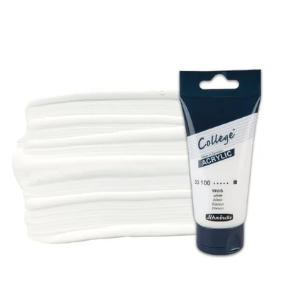 Schmincke College akrilna boja, 75 ml - 100, white
