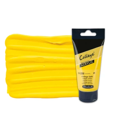 Schmincke College akrilna boja, 75 ml - 220, college yellow