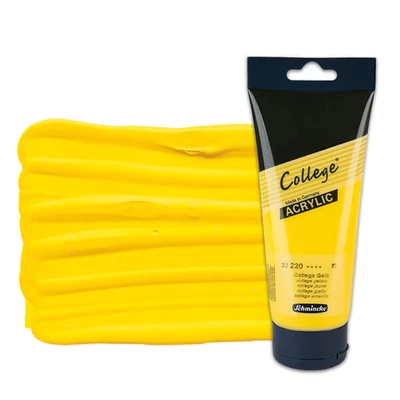 Schmincke College akrilna boja, 200 ml - 220, college yellow