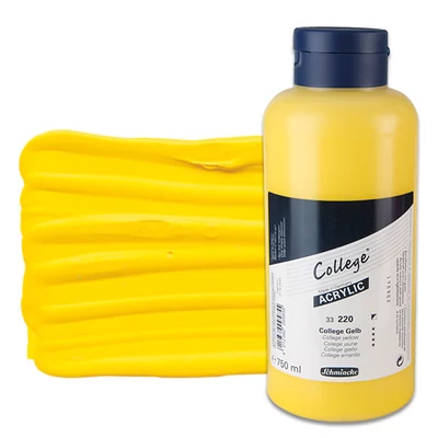 Schmincke College akrilna boja, 750 ml - 220, college yellow