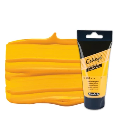 Schmincke College akrilna boja, 75 ml - 230, indian yellow