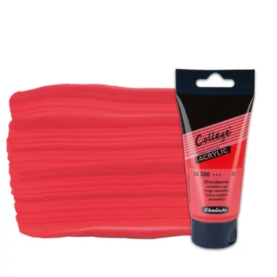 Schmincke College akrilna boja, 75 ml - 300, vermillon red