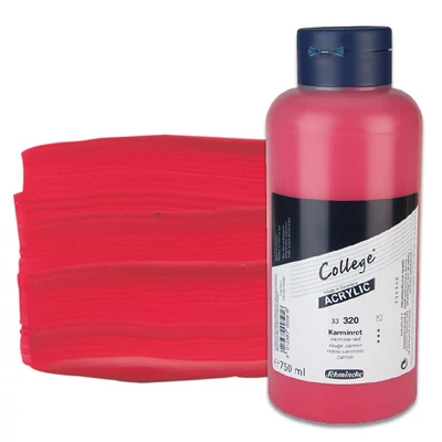 Schmincke College akrilna boja, 750 ml - 320, carmine red