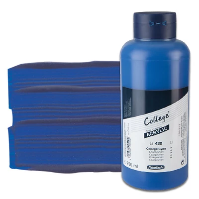 Schmincke College akrilna boja, 750 ml - 430, college cyan