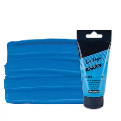 Schmincke College akrilna boja, 75 ml - 450, azure blue deep