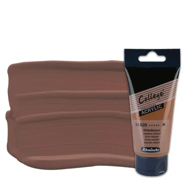 Schmincke College akrilna boja, 75 ml - 620, medium brown