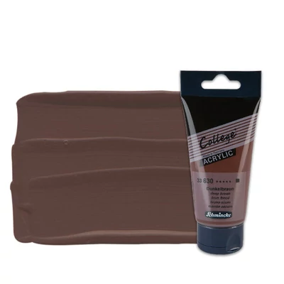 Schmincke College akrilna boja, 75 ml - 630, deep brown