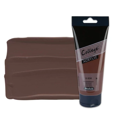 Schmincke College akrilna boja, 200 ml - 630, deep brown