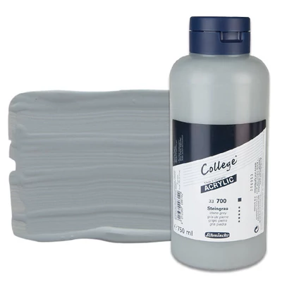 Schmincke College akrilna boja, 750 ml - 700, stone grey