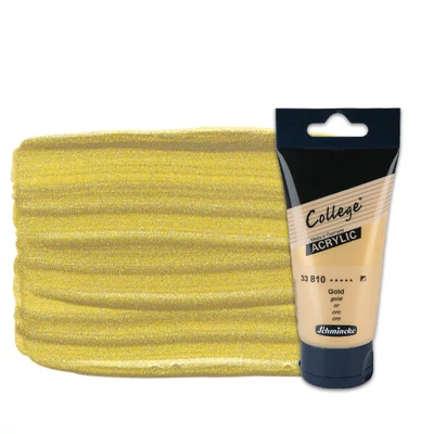 Schmincke College akrilna boja, 75 ml - 810, gold