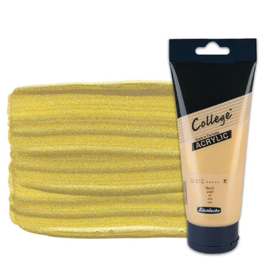 Schmincke College akrilna boja, 200 ml - 810, gold
