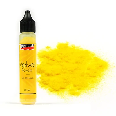 Baršunasti prah, 30 ml - citrin žuta, 4 g