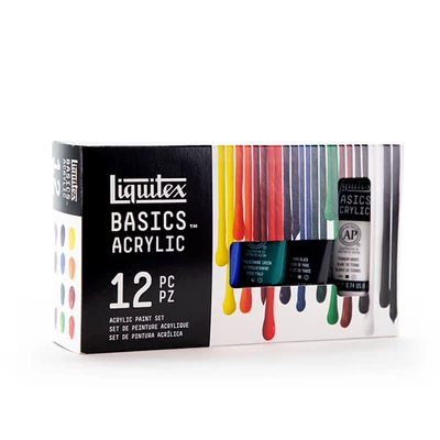 Liquitex Basics set akrilnih boja - 12x22 ml