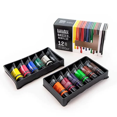 Liquitex Basics set akrilnih boja - 12x22 ml