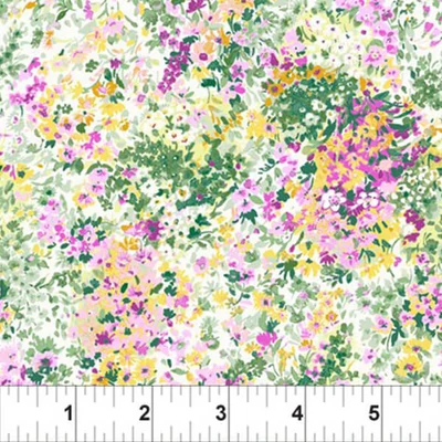 Patchwork tkanina - In The Beginning - Garden Delights 1633GSE-4
