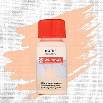 Art Creation boja za tekstil za svijetle materijale - 2506 Pastel orange
