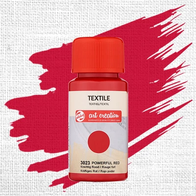 Art Creation boja za tekstil za svijetle materijale - 3023 Powerful red