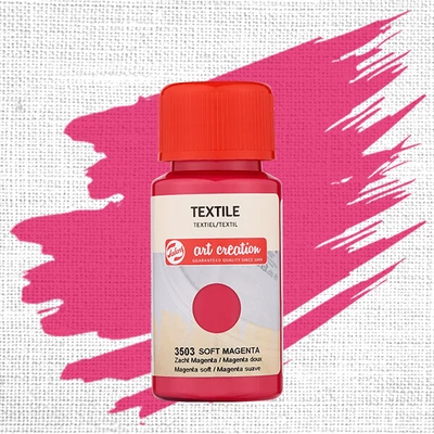 Art Creation boja za tekstil za svijetle materijale - 3503 Soft magenta