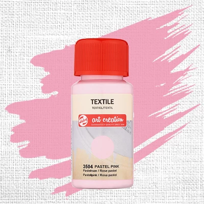 Art Creation boja za tekstil za svijetle materijale - 3504 Pastel pink