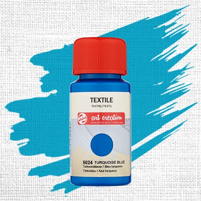 Art Creation boja za tekstil za svijetle materijale - 5024 Turquoise blue