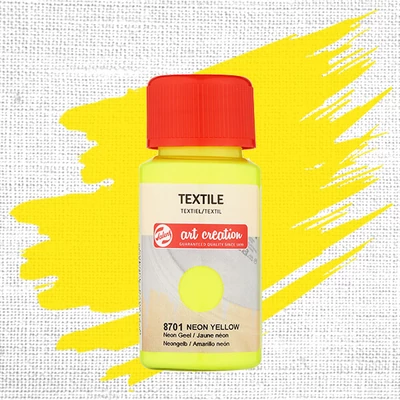Art Creation boja za tekstil za svijetle materijale - 8701 Neon yellow