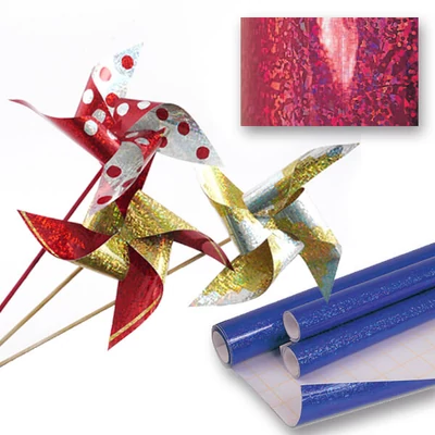 Holografski film, 50x100 cm - crveni