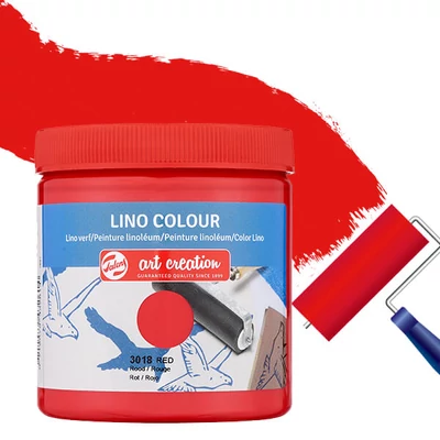 Art Creation linófesték, 250 ml, vizes bázisú - 3018 Red